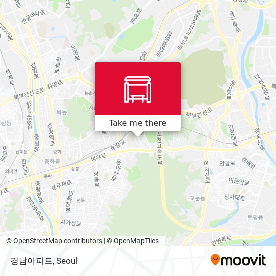 경남아파트 map