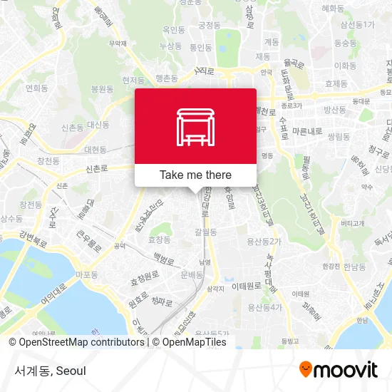 서계동 map