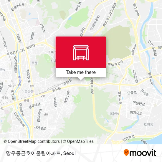 망우동금호어울림아파트 map