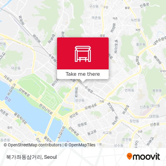 북가좌동삼거리 map