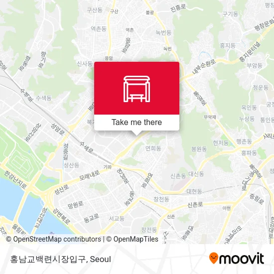 홍남교백련시장입구 map