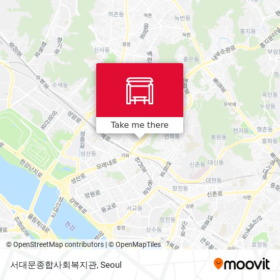 서대문종합사회복지관 map