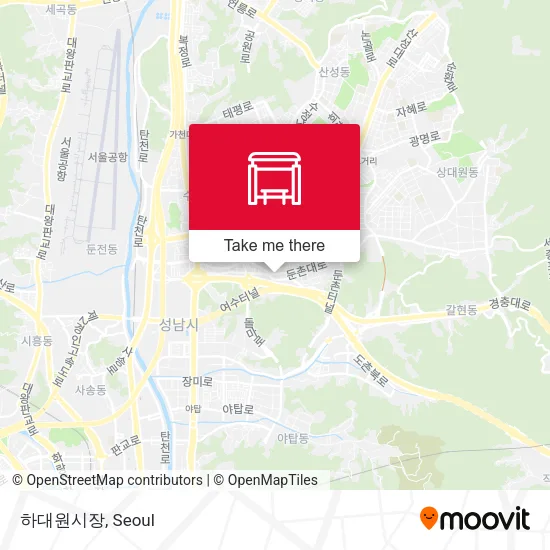 하대원시장 map