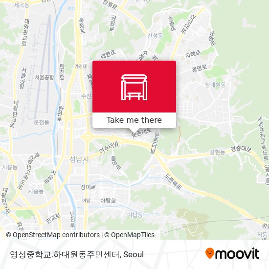영성중학교.하대원동주민센터 map