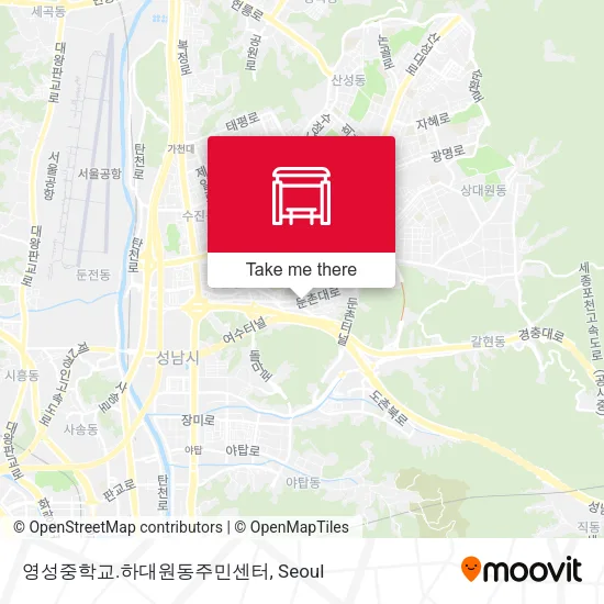 영성중학교.하대원동주민센터 map