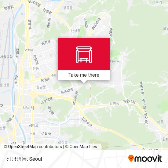 성남냉동 map