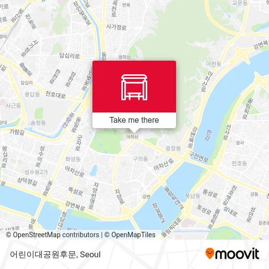 어린이대공원후문 map