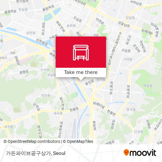 가든파이브공구상가 map