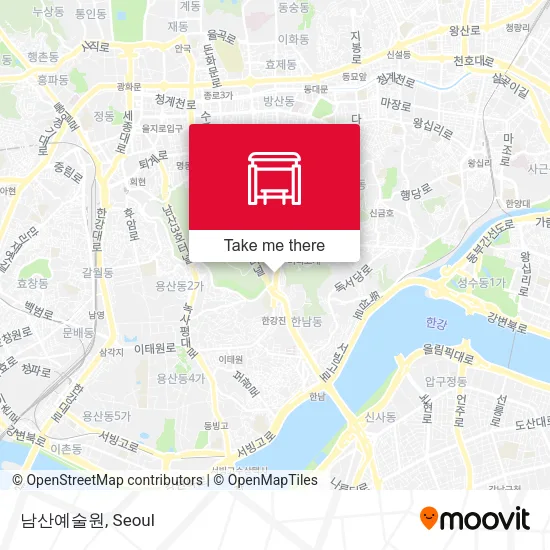 남산예술원 map