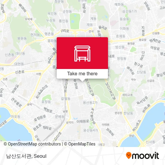 남산도서관 map