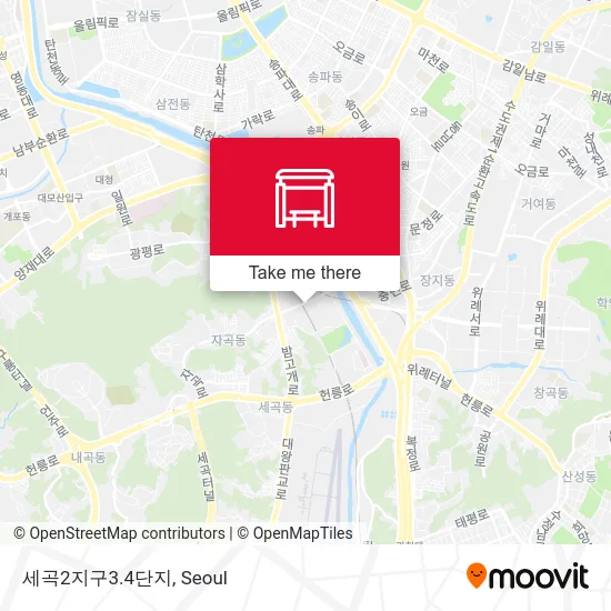 세곡2지구3.4단지 map