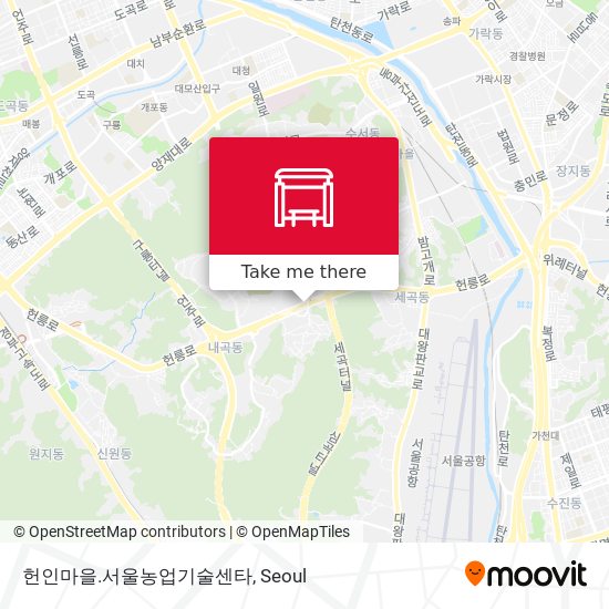 헌인마을.서울농업기술센타 map
