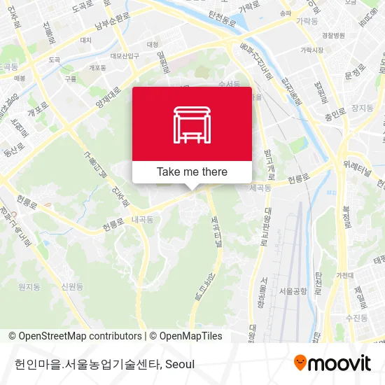 헌인마을.서울농업기술센타 map