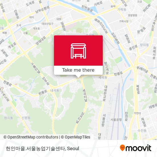 헌인마을.서울농업기술센타 map