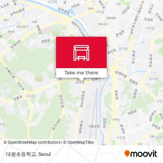 대왕초등학교 map