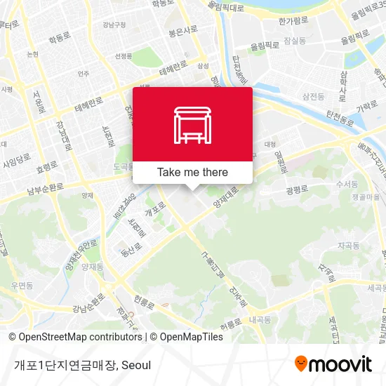 개포1단지연금매장 map