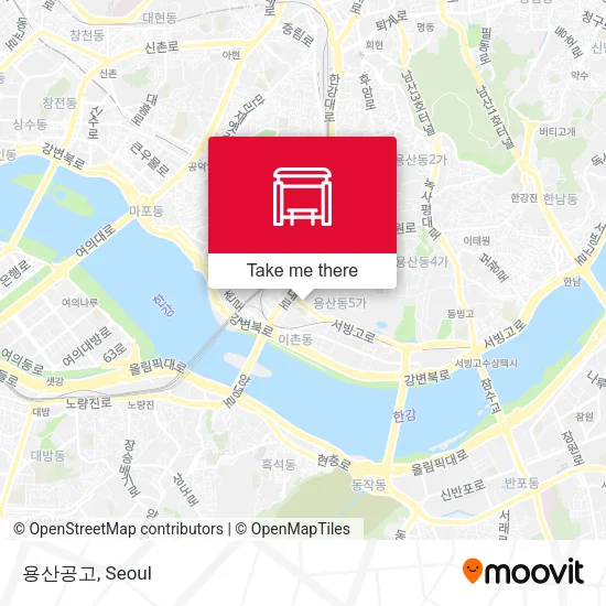 용산공고 map
