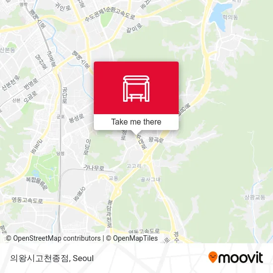 의왕시고천종점 map