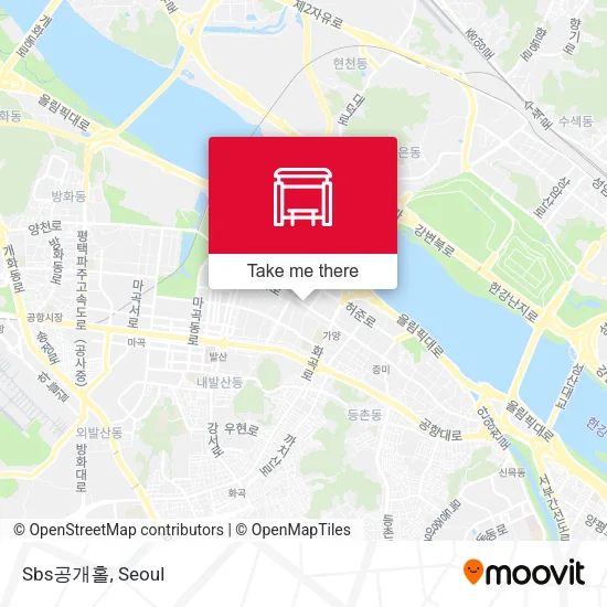 Sbs공개홀 map