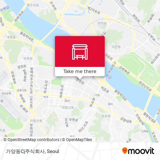 가양동Cj주식회사 map