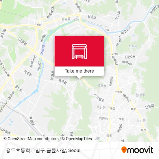 용두초등학교입구.금륜사앞 map