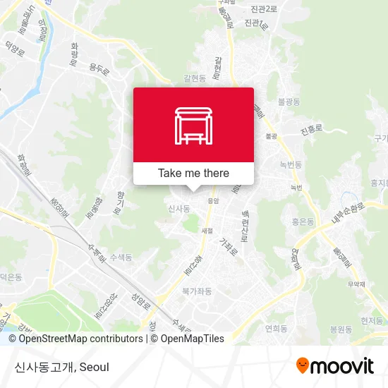 신사동고개 map