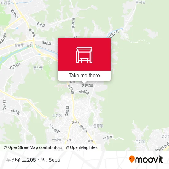 두산위브205동앞 map