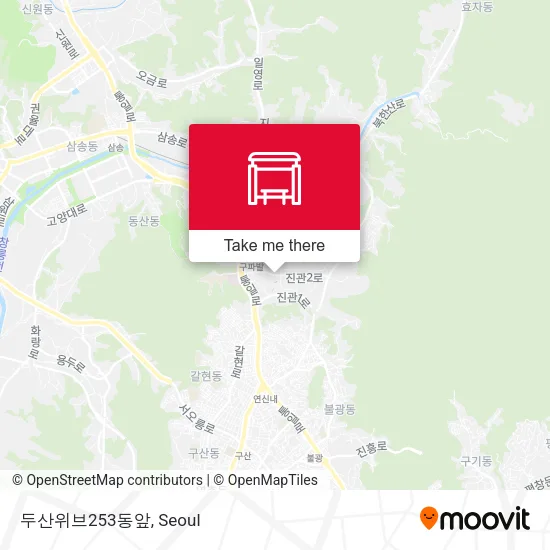 두산위브253동앞 map
