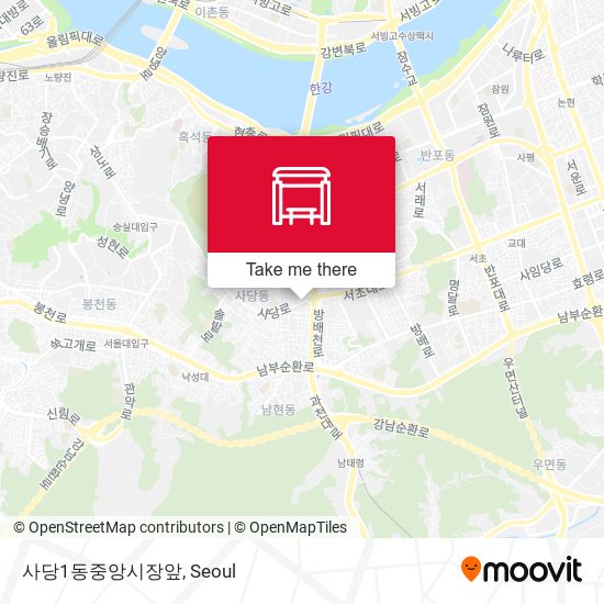 사당1동중앙시장앞 map