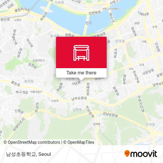 남성초등학교 map