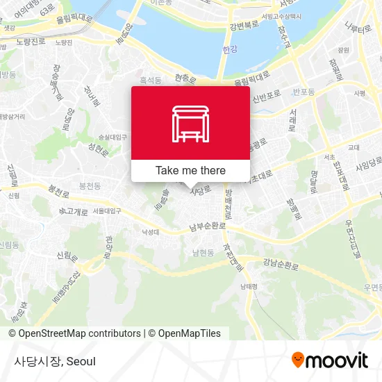 사당시장 map