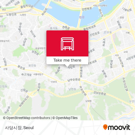 사당시장 map