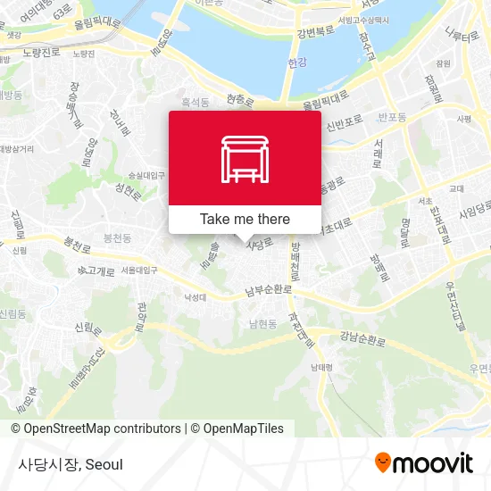 사당시장 map