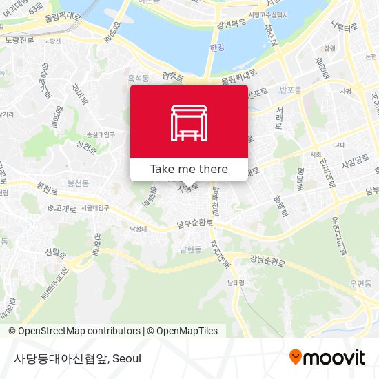 사당동대아신협앞 map