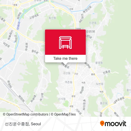 선진운수종점 map