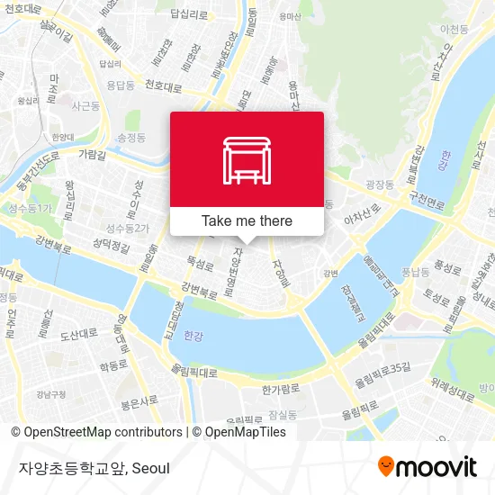 자양초등학교앞 map