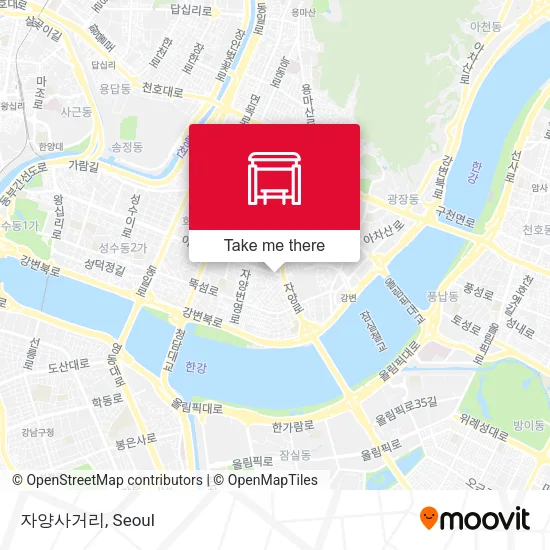 자양사거리 map