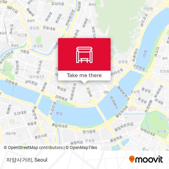 자양사거리 map