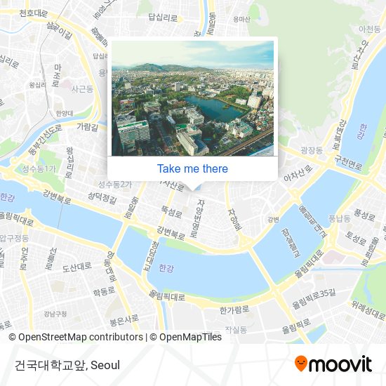 건국대학교앞 map