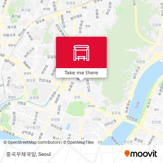 중곡우체국앞 map