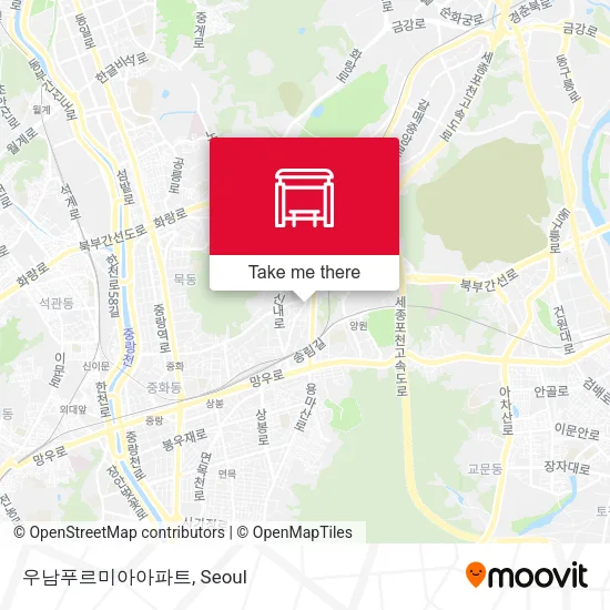 우남푸르미아아파트 map