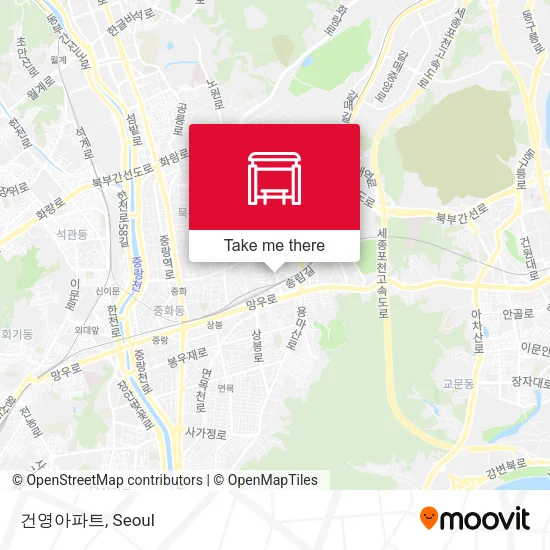 건영아파트 map