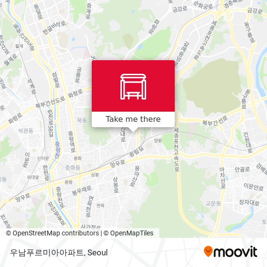 우남푸르미아아파트 map