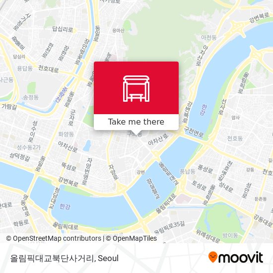올림픽대교북단사거리 map