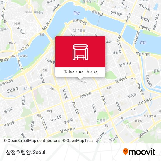 삼정호텔앞 map