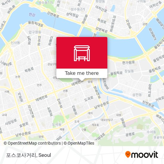 포스코사거리 map