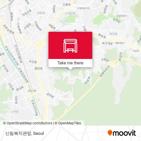 신림복지관앞 map