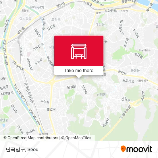 난곡입구 map