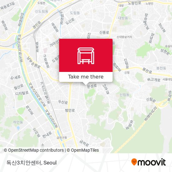 독산3치안센터 map