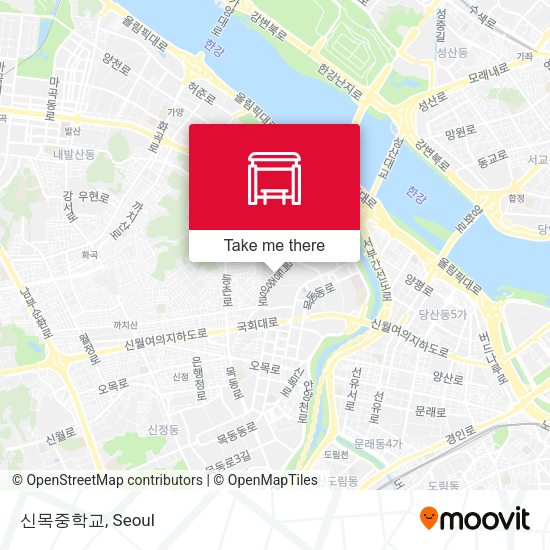 신목중학교 map